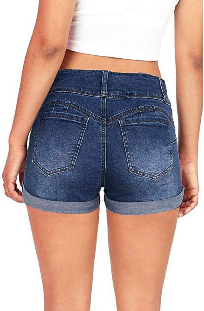 デニム ショートパンツ レディース ジーンズパンツ デニム短パン ホットパンツ デニムパンツ ハーフパンツ 可愛い 大きいサイズ 体型カバー カジュアル 美脚 運動 通勤 女性ローウエストウォッシュド