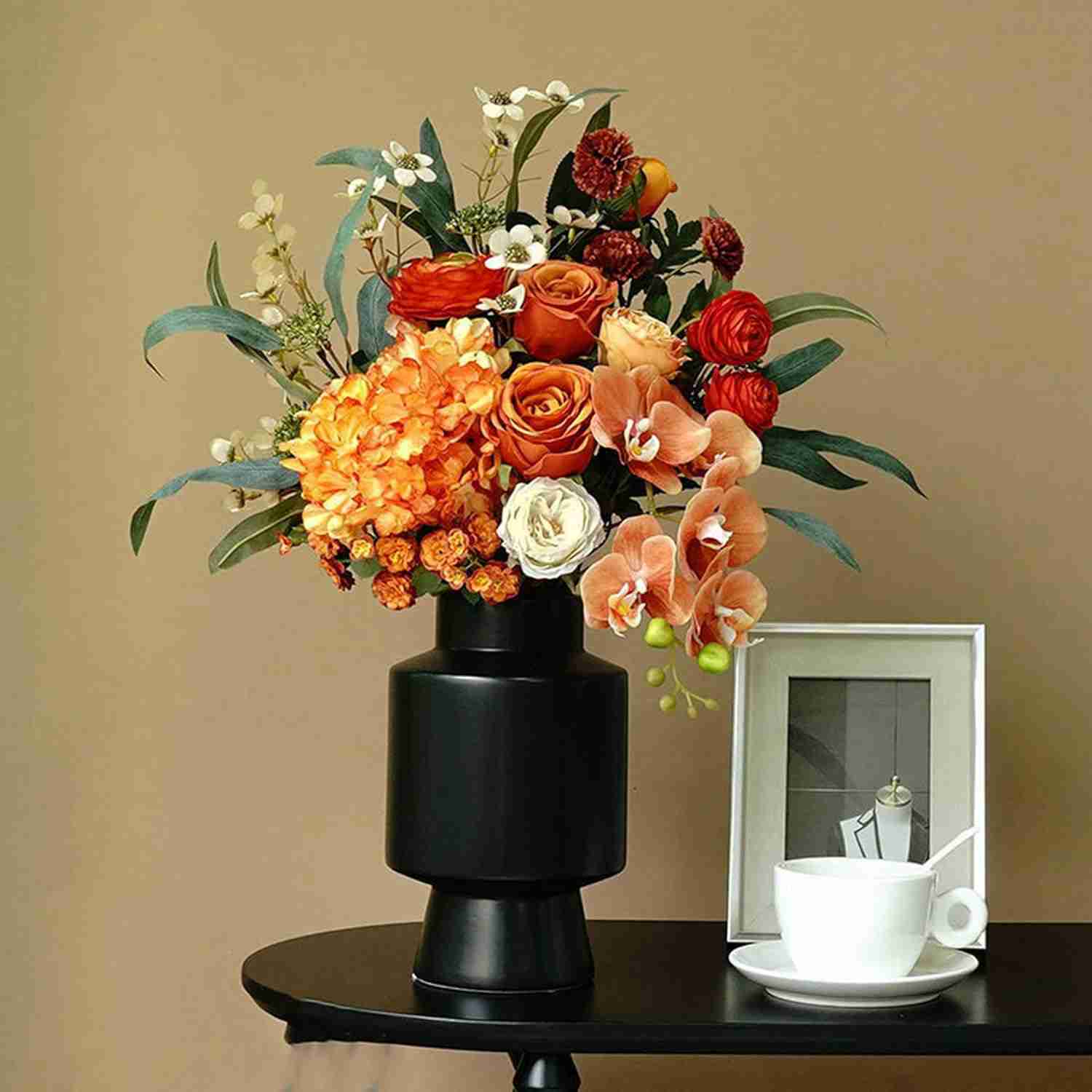 フェイクフラワー リビング テーブルコーディネート フラワーアレンジメント フラワー4 オーナメント ハイブランチ デコレーション フェイクフラワー 人工観葉植物 卓上 デスク カフェ トイレ飾り F