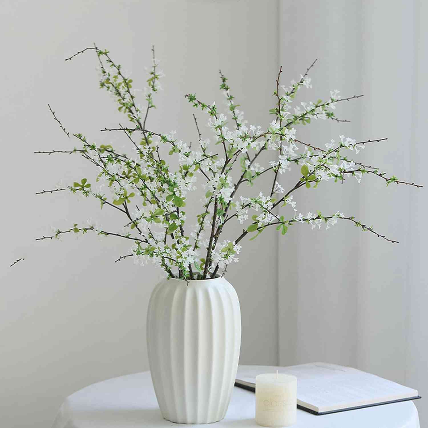 造花 インテリア ローズ 卓上 造花ブーケ 人工観葉植物 おしゃれ アレンジメント インテリア 花瓶付き フェイクフラワー 絹製 耐退色 フラワー6 耐候 おしゃれ 引越し祝い 新築祝い 店舗飾り F