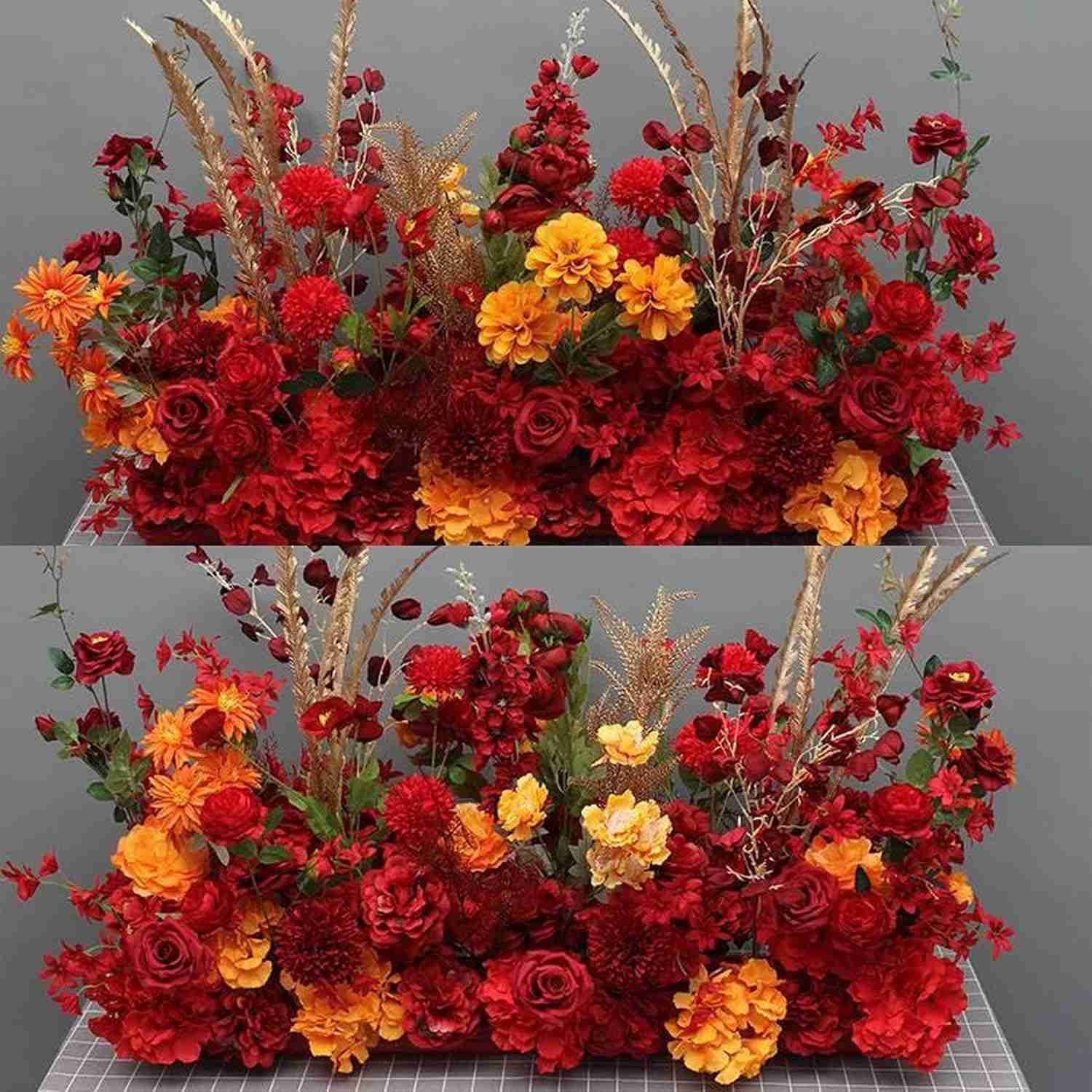 造花 枯れない花 インテリア バラ ローズ 薔薇 アレンジ F 花・観葉植物 フラワー 結婚式 パーティー イベント 手作り レッド バラ シルクフラワー 家 事務所 店 カラー1 喫茶店 結婚式 パ