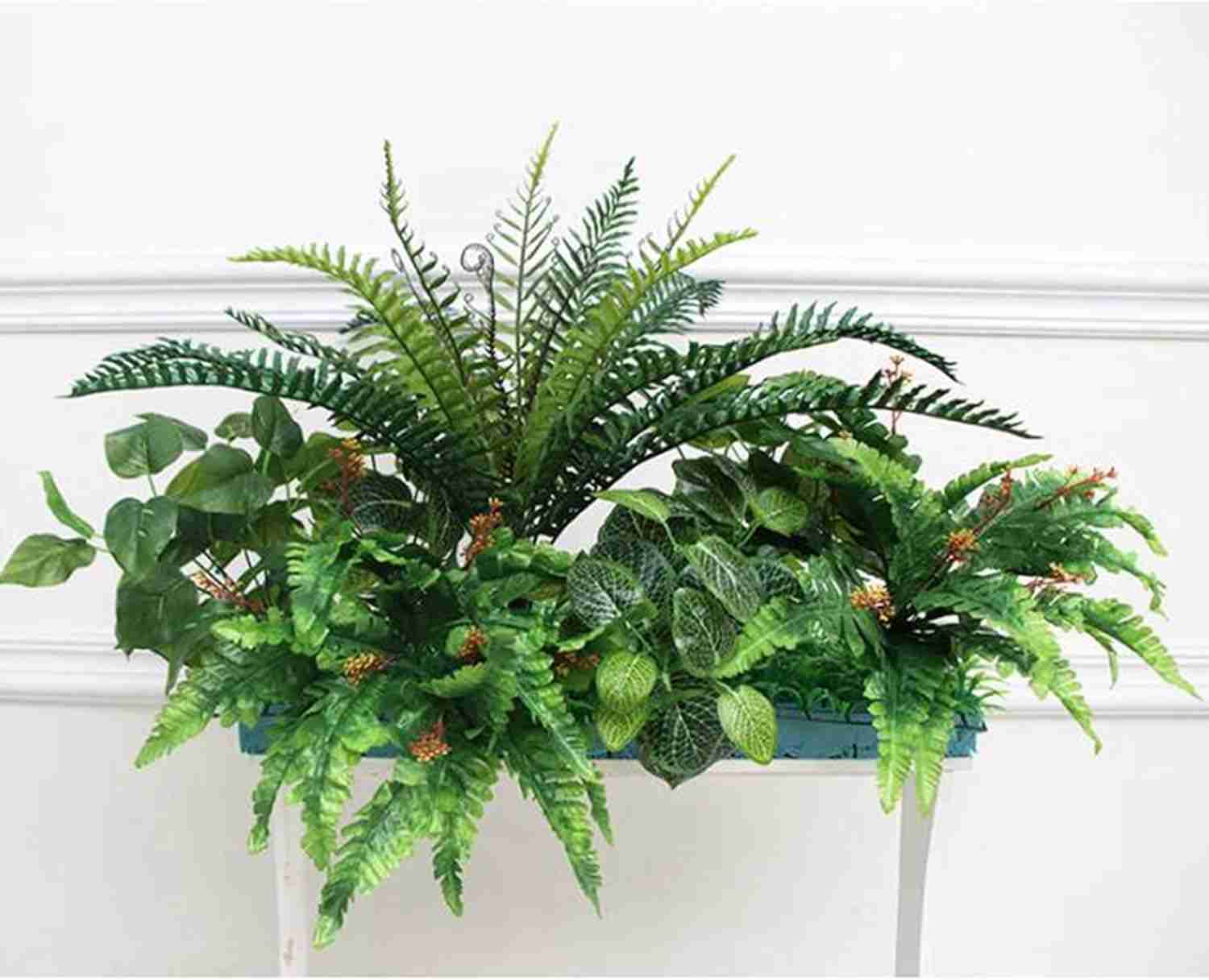 造花 人工観葉植物 本物そっくり フェイクグリーン 造園13型 ナチュラル オシャレ 現代的な装飾 庭作り 風景園芸 インテリア リビング 室内 屋外 F 店舗 ホーム ベランダ 本物そっくり 造園の