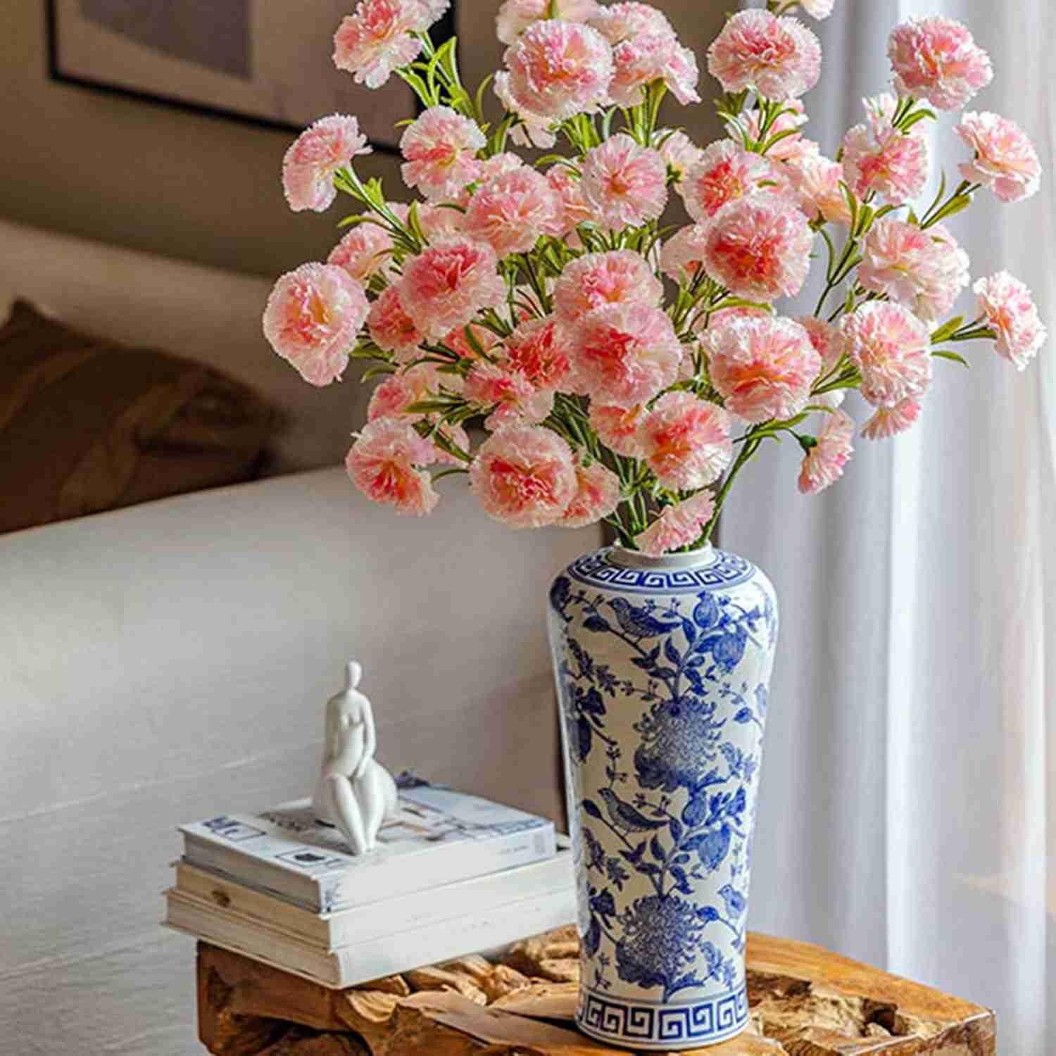 フェイクフラワー 造花 F 花瓶付き 生け花 インテリアグリーン 卓上 人工観葉植物 庭 ポーチ装飾 事務所 移転 屋内対応 現代的な装飾 茂る外観 繊細な葉 自然な姿 生気に満ち フラワー6 ディス