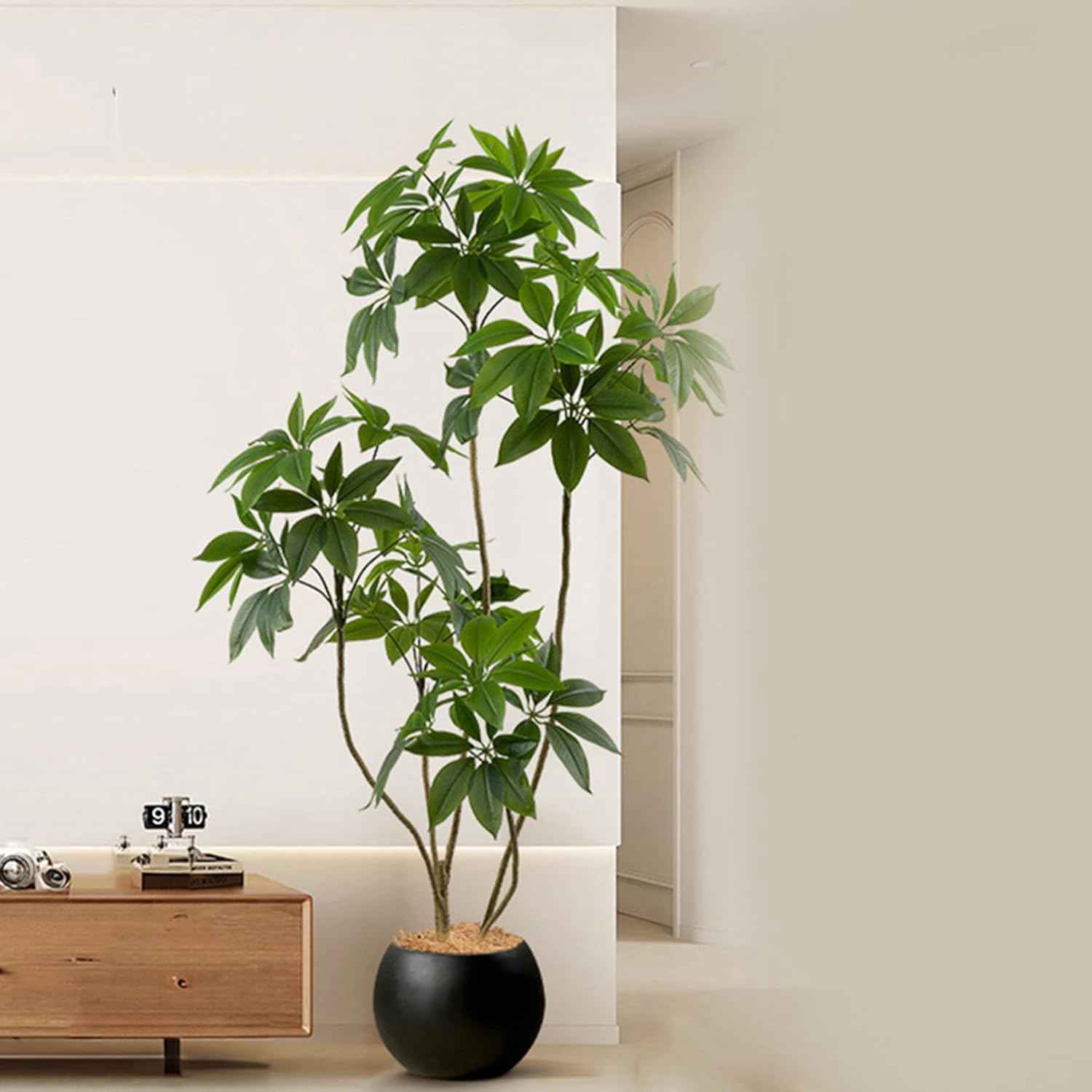 フェイクグリーン 大型 軽量 幸福の木 室内装飾 家の中に置く スタンド式 繊細な葉 リアル 190CM 長期間美観 05セット 人工盆栽 落地式 ホテルロビー お手入れが簡単 記念日のお祝い 簡単お