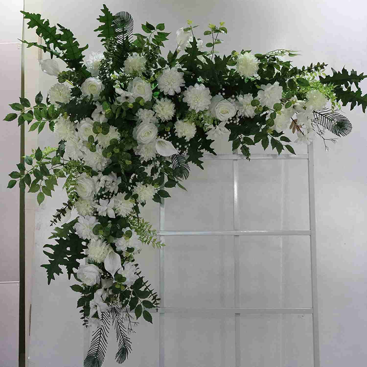 シルクフラワー 造花 F 屋外 フラワーアレンジメント 造花 人工観葉植物 リアルな外観 カラー12 ナチュラル 造園 オシャレ 現代的な装飾 庭作り 風景園芸 インテリア リビング 室内 店舗 ホー