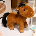 可愛い ウマ 馬 ぬいぐるみ おもちゃ インテリア お祝い プレゼント 座ってたウマ 縫いぐるみ 添い寝 癒し 30cm ふんわりギフト 出産祝い 入園祝い 卒業式 謝恩会 ブラウン