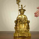 西王母 玉皇大帝 神像 仏像 風水置物 風水グッズ 神話 真鍮の彫像 神話上の人物 お守り 富と幸運 開運グッズ 邪気除け 疫病退散 厄災除け 祈願 貴人 成功 敬老の日 お祝い 贈り物にも最適 A(