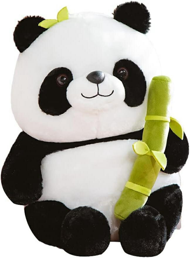 パンダ リアル 大きい 生々しい ぬいぐるみ 抱き枕 可愛い 人形 横向き寝 プレゼント 添い寝枕 動物 高さ お祝い 柔らかい ふわふわ もちもち ギフト ホワイト おもちゃ 40cm インテリア
