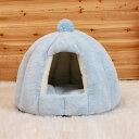 猫ハウス ドーム型 ペットハウス ペットベッド 猫小屋 犬小屋 小型犬 冬用 保温 暖かい あったか ふわふわ 柔らかい ペットクッション マット 丸洗い うさぎ 兎 小動物用 安眠 冬 おしゃれ ペ