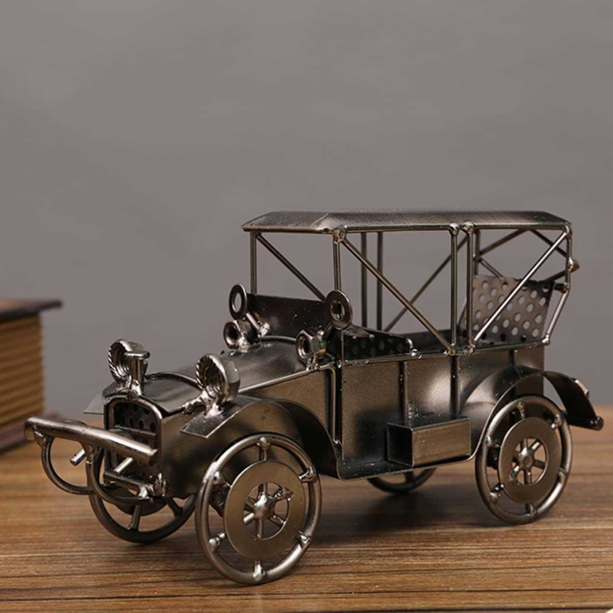 車モデル アンティーク 置物 クリエイティブ インテリア装飾 車 アンティーク レトロ 置き物 ディスプレイ ミニチュア ビンテージ 綺麗な置物 事務室 喫茶店...
