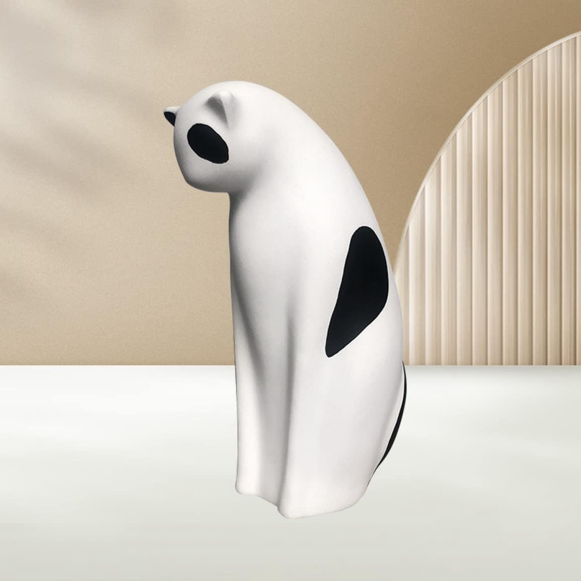 猫 樹脂像 ホームインテリア 猫の置物 ねこの置物 オブジェ アンティーク 置物 オブジェ おきもの 抽象..