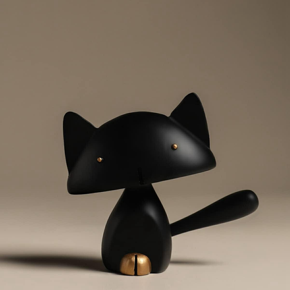 猫の置物 北欧 部屋装飾品 猫のオブジェ おもしろい置物 シンプルデザイン デスク装飾 現代彫刻デスク装飾 おしゃれ インテリア雑貨 北欧の雑貨 タイプ 樹脂工芸品 F アンティーク 玄関におく置き物