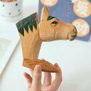 オーナメント 動物の彫刻 木彫りの置物 タイプ1 メガネホルダー 眼鏡ラック メガネスタンド ホームインテリア アンティーク 装飾品 おきもの 木製彫刻 動物の...