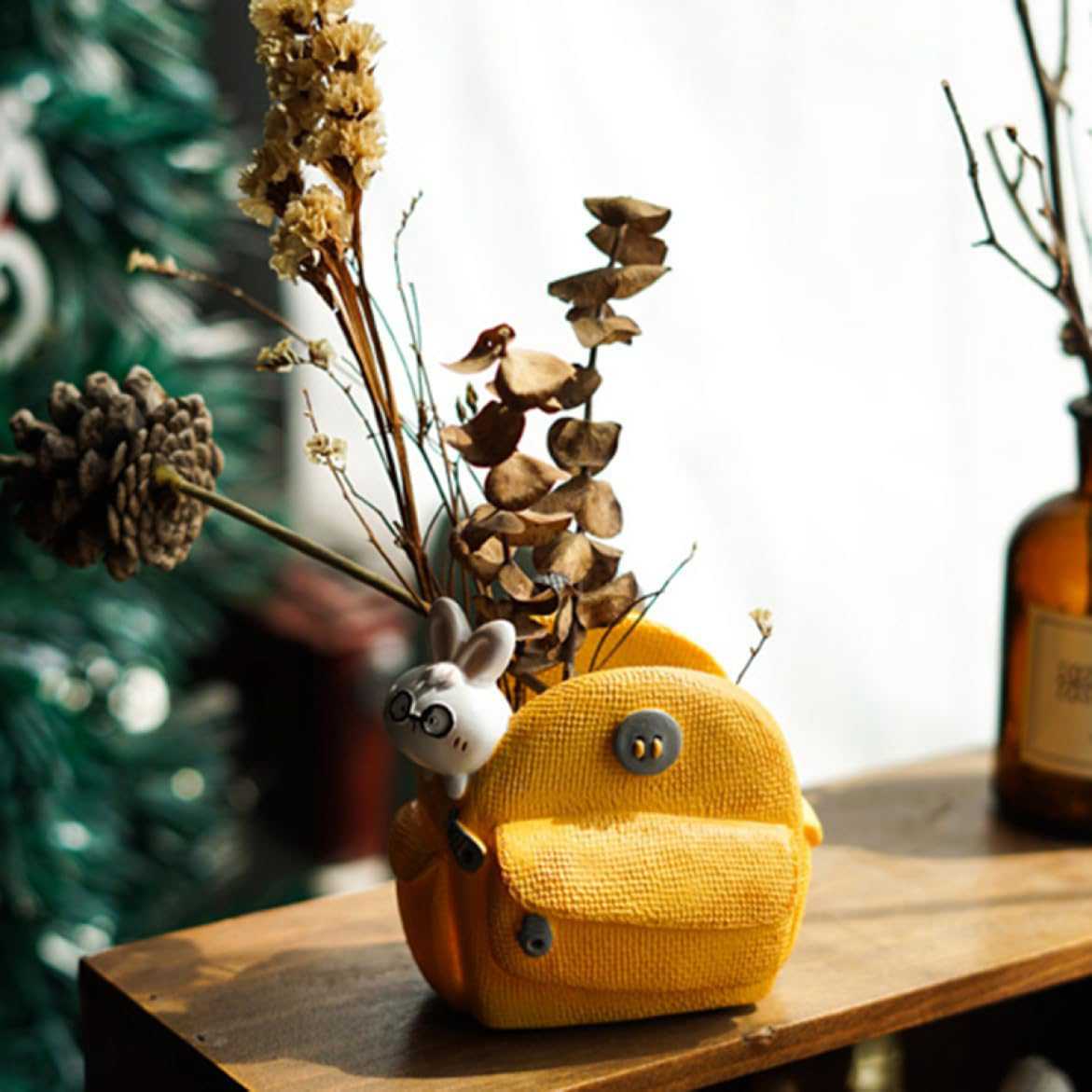 オーナメント ペンホルダー 置物クラフト F 文具収納 机上用品 卓上デコレーション オブジェ オシャレな置き物 鉛筆立て ペンたて ペン立て ペンスタンド モダン タイプ3 可愛い 動物のインテリア