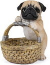 樹脂パグ キー 玄関収納ボックス 犬の像の置物 彫刻ジュエリー バレットトレイ 樹脂製品 キー収納 F 鍵置き 物収納 卓上置物 収納トレイ 動物像 彫刻装飾 玄関収納 卓上装飾 樹脂工芸品 猫置物(3)