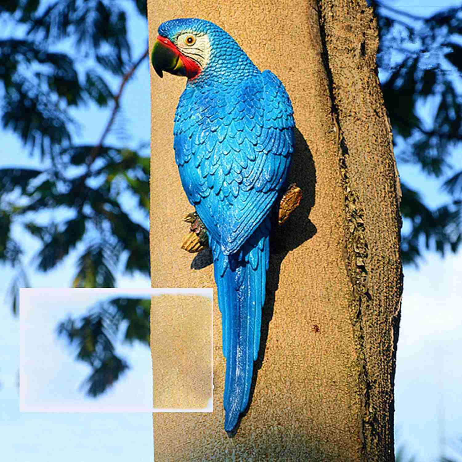 小鳥の置物 インコの置物 リアル ガーデンオーナメント とり トリ オブジェ 動物 オーナメント ガーデン 庭 マスコット F 雑貨 置物 小物 リアル オウム 置物 鳥 リアル 飾り ガーデンオブジ