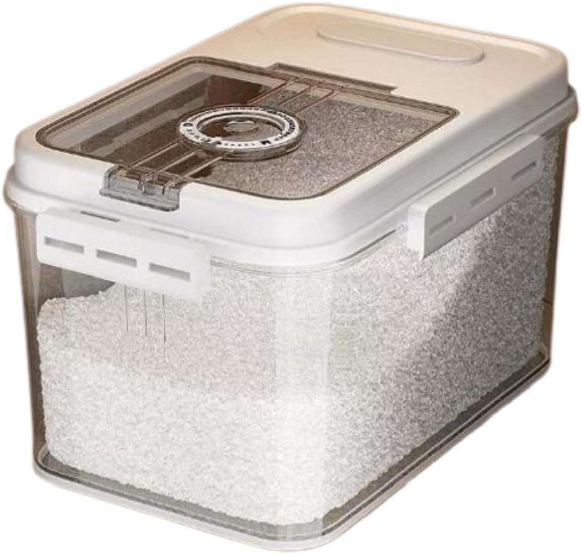 米びつ ライスディスペンサー 米入れそして計量カップ 付貯蔵容器 ライス貯蔵タンク お米ケース お米保存容器 お米入れ 密閉 防湿 (2.5L)