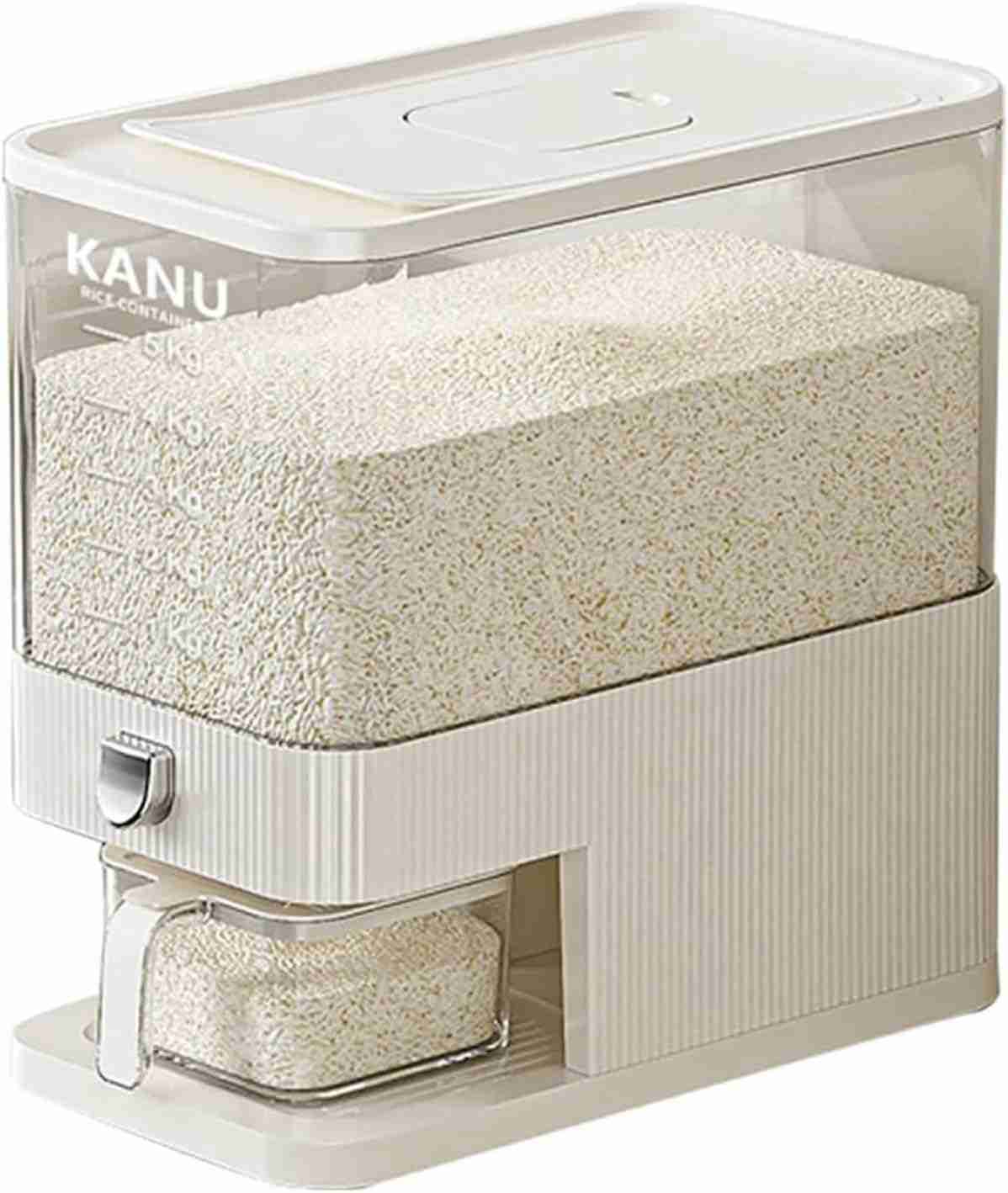 米びつ ライスストッカー 米櫃 こめびつ スリム ボタン押しタイプ 米びつ 5kg 10kg お米収納 無洗米対..