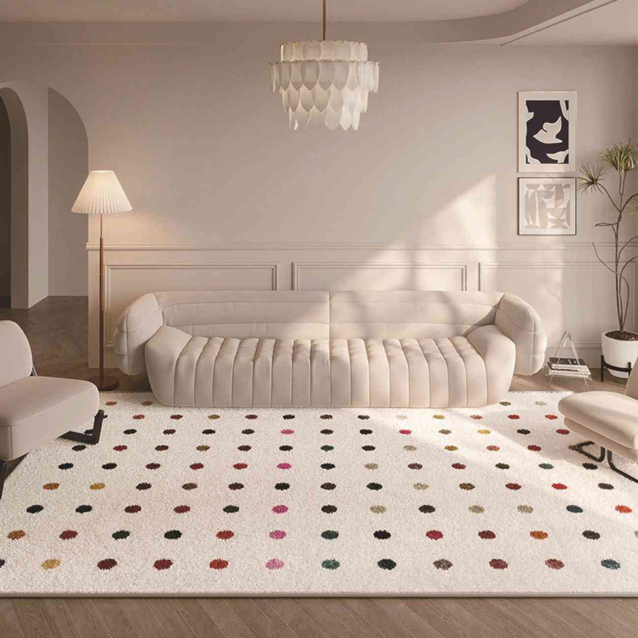 カーペット 北欧 無地 カラー1 柔らかい 洗える ラグマット 長方形 絨毯 滑り止め 防ダニ 140*200cm 抗菌 じゅうたん 手触り 耐摩耗性 折り畳み 子供部屋 寝室 ins風 おしゃれ 冷