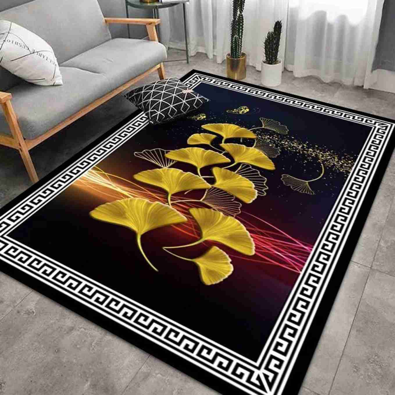 インテリア カーペット 中華風 美しい花 鳥 カラー8 クジャク 山水 画 梅の花 豪華 絵柄 おしゃれラグ..