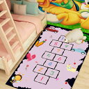ラグ マット 知育玩具 子供部屋マット 遊べる 動物柄 可愛い プレイマット ラグ カーペット カラー 50*80 防音 防汚 床保護マット 滑り止め 低反発 保育園 幼稚園 子ども部屋 プレイマット