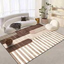 床保護マット センターラグ 100X200cm かわいい カーペット カラー7 幾何学 マット 防音マット 耐磨耗性 ラグカーペット ラグ 北欧 夏用ラグ 耐磨耗性 防ダニ 防カビ 防音 フロアマット