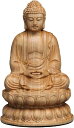 仏像 木製 釈迦如来像 お釈迦様 置物 12cm 天然 崖柏木 本尊 曹洞宗 木彫り ミニチュア 仏像