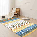 床保護マット センターラグ 50*80cm かわいい カーペット 幾何学 マット 防音マット 耐磨耗性 ラグカーペット ラグ 宮廷風 インテリア 防音 花柄 耐...