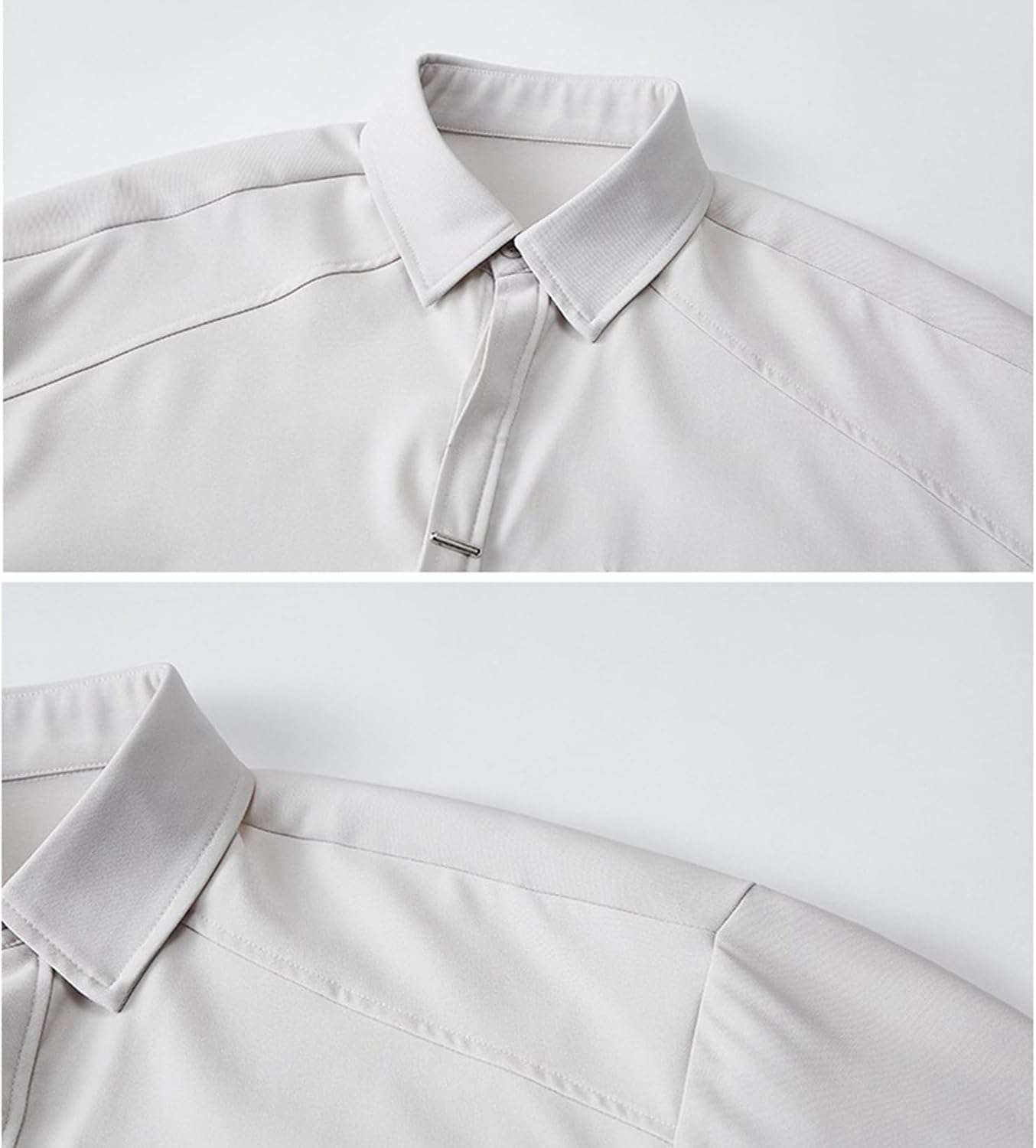 カジュアルシャツ メンズ 長袖アウター シャツジャケット 開襟 春夏着 シンプル 無地 シャツアウター 日焼け止め 薄手 軽い 速乾吸汗 通気性いい 合わせやすい リラックス 形態安定 通勤 旅行