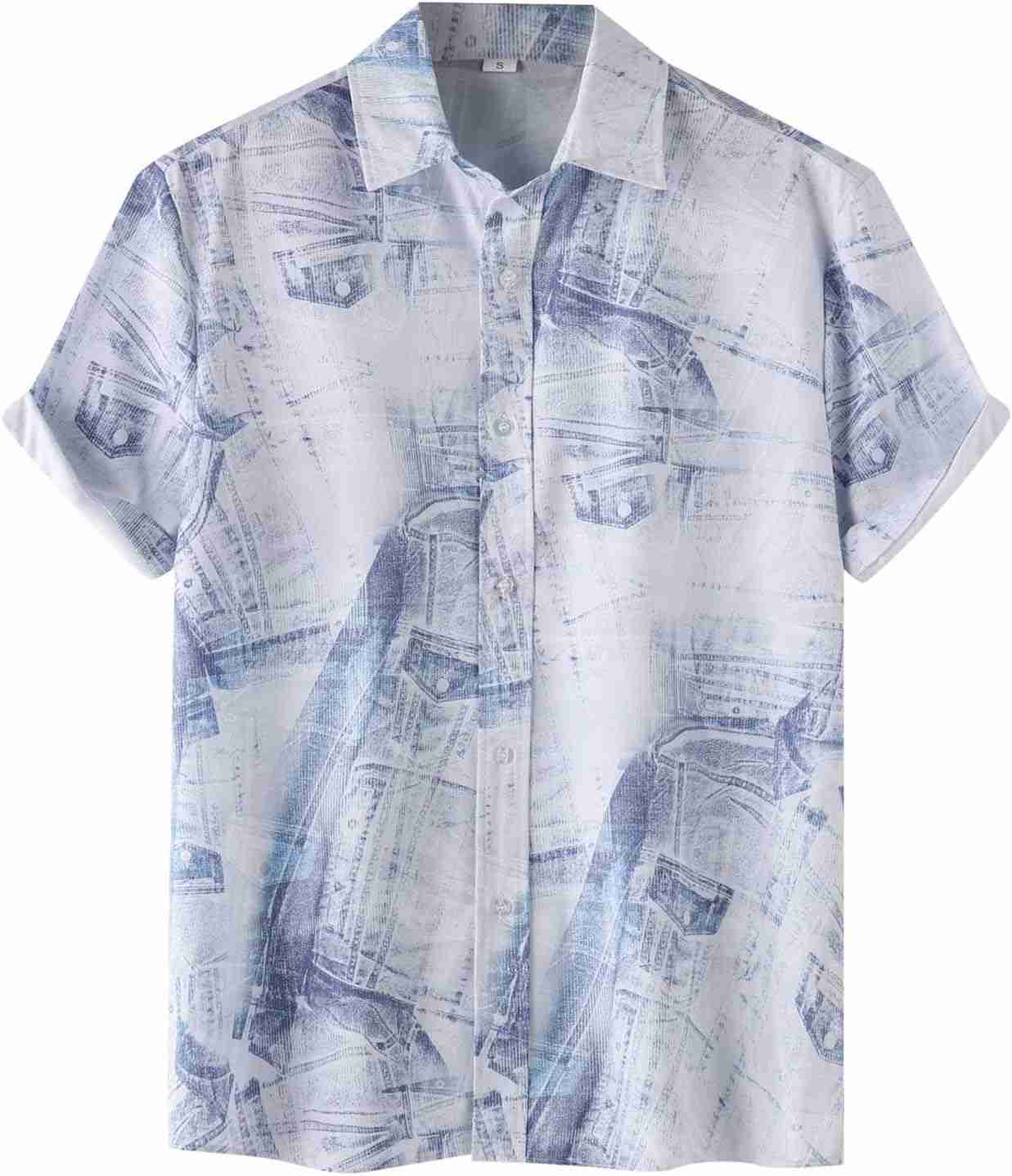 アロハシャツ シャツ メンズ 半袖 アロハ柄 ワイシャツ カジュアルシャツ 通気 オシャレ 大きいサイズ おしゃれ ユニセックス 和風 トップス ゆったり 半袖Tシャツ カジュアル服 祭り 学園祭 パ