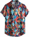 アロハシャツ メンズ 格子模様 大きいサイズ ハワイアンシャツ ファッション 開襟シャツ ポロシャツ プリントtシャツ 柄シャツ ビジネス 夏服 tシャツ ストレッチ ゴルフ tシャツ 通気 人気 吸