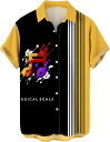 プリントTシャツ メンズ アート 虎 半袖シャツ アロハシャツ メンズ ピアノ 楽器 ハワイ風 夏 開襟 ラペル UV対策 通気速乾 軽量 カジュアル リゾート ビーチ 海 大きいサイズ 夏服 ヴィン