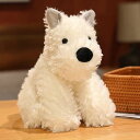 ウエスト・ハイランド・ホワイト・テリア ぬいぐるみ 犬 いぬ リアル おもちゃ 生々しい ぬいぐるみ 動物 抱き枕 インテリア 縫い包み 置物 スタイル1 30...
