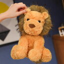 ぬいぐるみ ライオン 獅子 小さい 抱き枕 ライオン抱き枕 可愛い 動物 ライトブラウン 23cm ふわふわクッション お誕生日プレゼント ライオン縫い包み アニマル インテリア置物 彼女へ インテリ