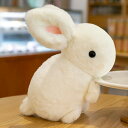 ウサギ ぬいぐるみ 小さい 癒し系 うさぎ 抱き枕 かわいい リアル 動物 ソフト おもちゃ 柔らかい 柔軟 ストレス解消 肌触り良い 可愛い アニマル ホワイ...
