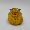 木彫りの仏像【鍾馗さん】柘植 6cm 木製彫刻 鍾馗様 置物 鍾馗さま 鐘馗 魔除け・厄除けの守護神 開運グッズ 風水グッズ (小葉・楊木)