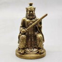 ブロンズ像 鍾馗様 神像 ミニチュア仏像 疫病・災厄から守ってくれる 魔除け 置物 風水グッズ 開運グッズ 高さ9cm (A)