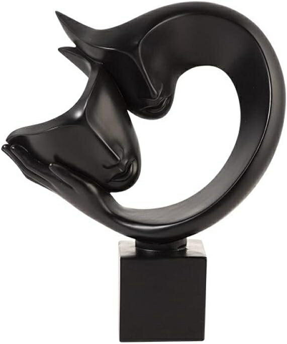 デスクトップデコレーション 彫刻装飾カップルフィギュア置物像レジンクラフト