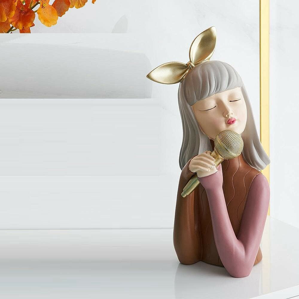 置物の家の装飾 弓の置物の装飾の女の子の飾り