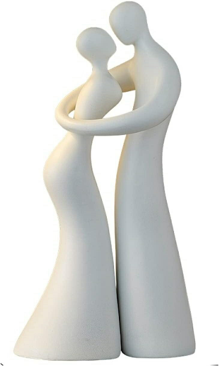 置物 フィギュア彫刻カップル像北欧装飾ウェディングギフト