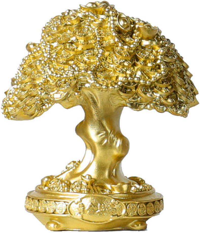 卓上装飾 インゴットツリーの装飾工芸品盆栽の置物の装飾品