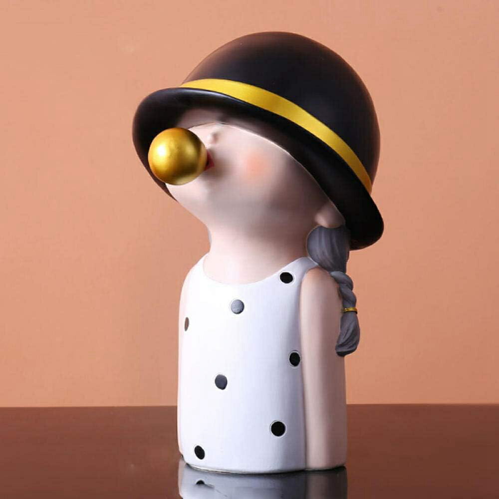 置物若い女の子のフィギュアミニチュアモデルの樹脂の飾り