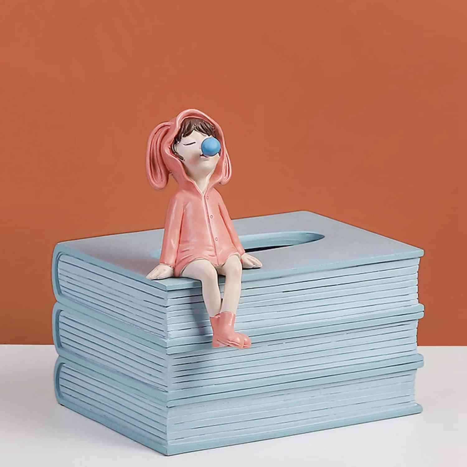 刻の置物 バニーイヤーズガールオーナメント収納オーガナイザーオーナメント