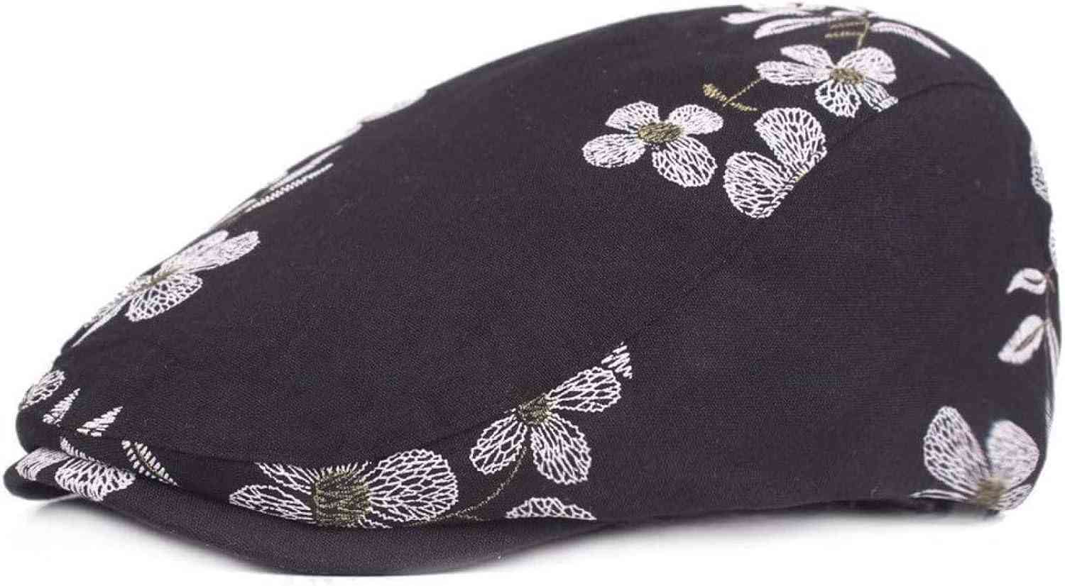 ハンチング 帽子メンズ レディース ニュースボーイキャップ キャップ 花柄 HAT 鳥打帽 旅行と職業 ため..