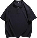 ポロシャツ メンズ 半袖 Tシャツ ビッグT 大きいサイズ 男性用 カットソー ゆったり スウェット 柔軟 通気 ワッフル ビジネス ゴルフ スポーツ 夏