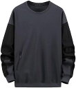 プルオーバー メンズ スウェットシャツ 長袖Tシャツ トレーナー アクティブウェア インナー 11XLまで 運動 カジュアル 丸首