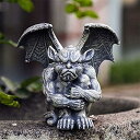 ガーデンオーナメント 悪魔 置物 多肉植物の守護者 ガーデニング 雑貨 ガーデンオブジェ セメント 飾り インテリア アウトドア 部屋 庭 デコレーション おしゃれなデザイン かわいい プレゼ