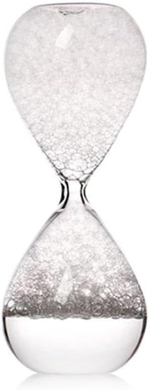 ションバブルタイマー 砂タイマー インテリアタイマー サンドタイマー ガラス バブル液体ガラス砂時計..