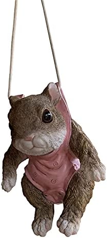 ウサギ ガーデンオーナメント 動物 ウサギ 吊り ガーデニング 置物 ガーデニング雑貨 ガーデンオブジェ 飾り インテリア アウトドア 部屋 庭 デコレーション...