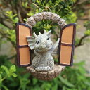 ソーラーオーナメント ドラゴン 置物 ガーデニング ドラゴン オブジェ ガーデン 庭 屋外 玄関 出窓 階段 おしゃれ ガーデニング雑貨 ガーデンオブジェ プレ...