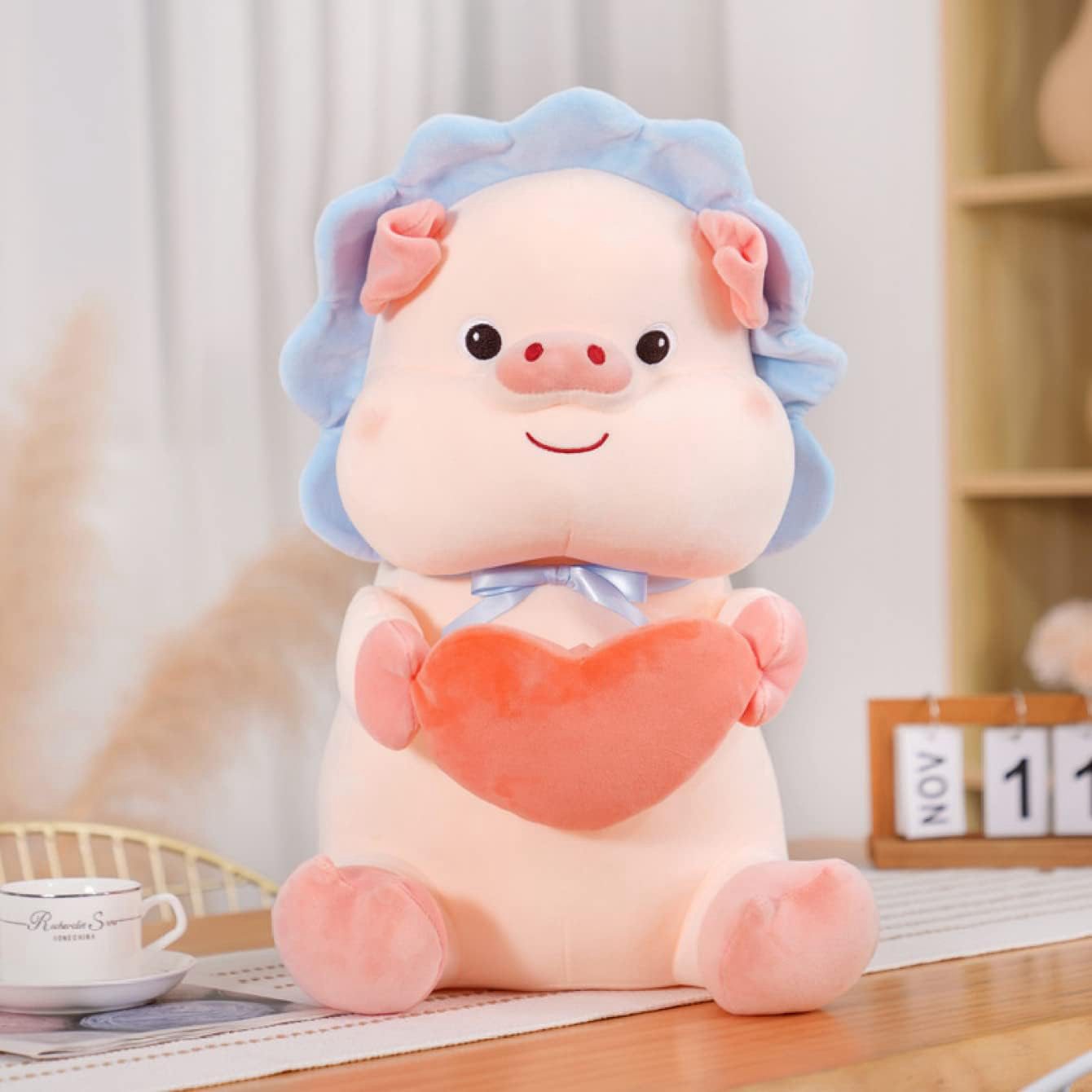 ぬいぐるみ ブタ 豚 抱き枕 かわいい人形 縫いぐるみ 癒し ブルー 動物 おもちゃ 誕生日 記念日 プレゼント ブタ 豚ぬいぐるみ ふわふわ 動物 ブタ 豚 35cm 抱き枕 気持ちいい 萌え 添い